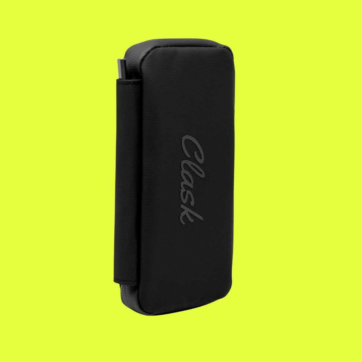Clask Funda móvil para Ciclismo Resistente en 3 Colores e Ideal para Llevar en el Maillot como Cartera con Cremallera para Proteger Las pertenencias (Negro)