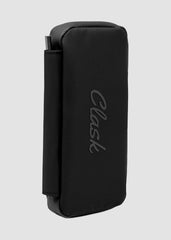Clask Funda móvil para Ciclismo Resistente en 3 Colores e Ideal para Llevar en el Maillot como Cartera con Cremallera para Proteger Las pertenencias (Negro)