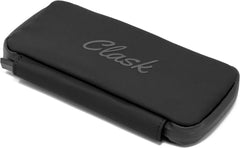 Clask Funda móvil para Ciclismo Resistente en 3 Colores e Ideal para Llevar en el Maillot como Cartera con Cremallera para Proteger Las pertenencias (Negro)