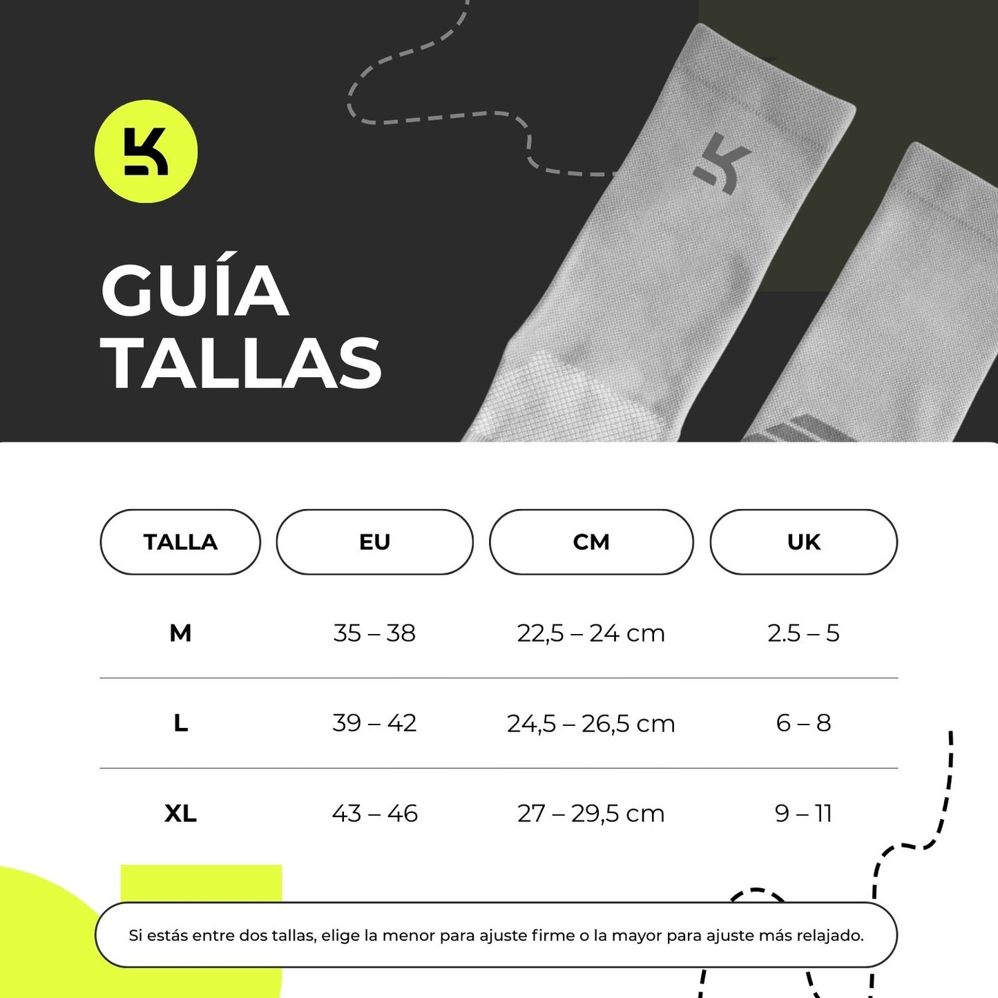 Clask Calcetines Técnicos Neon Party - Verde