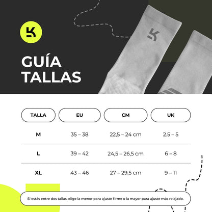 Clask Calcetines Técnicos Neon Party - Verde