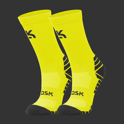 Clask Calcetines Técnicos Neon Party - Amarillo fluor