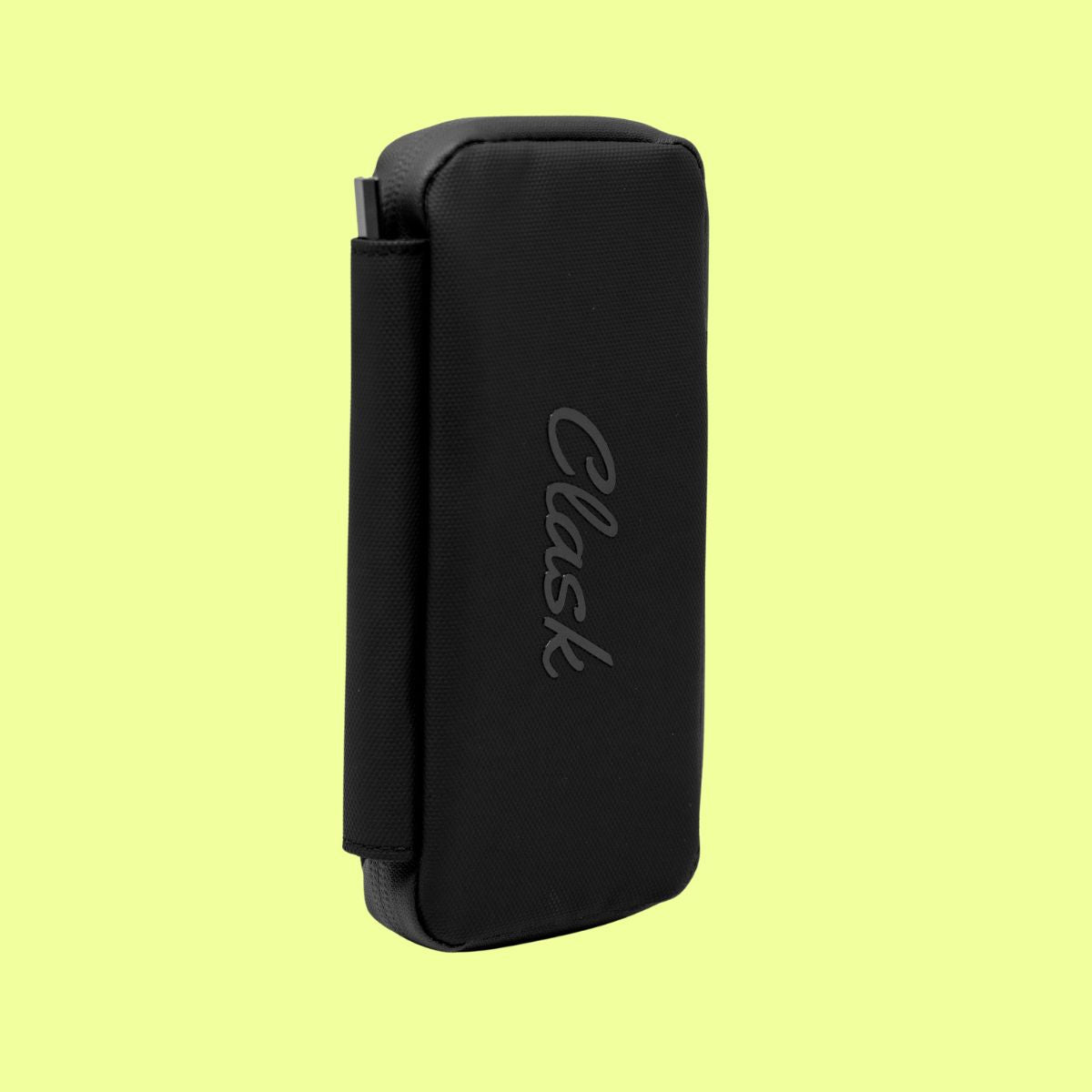 Clask Funda móvil para Ciclismo Resistente en 3 Colores e Ideal para Llevar en el Maillot como Cartera con Cremallera para Proteger Las pertenencias (Negro)