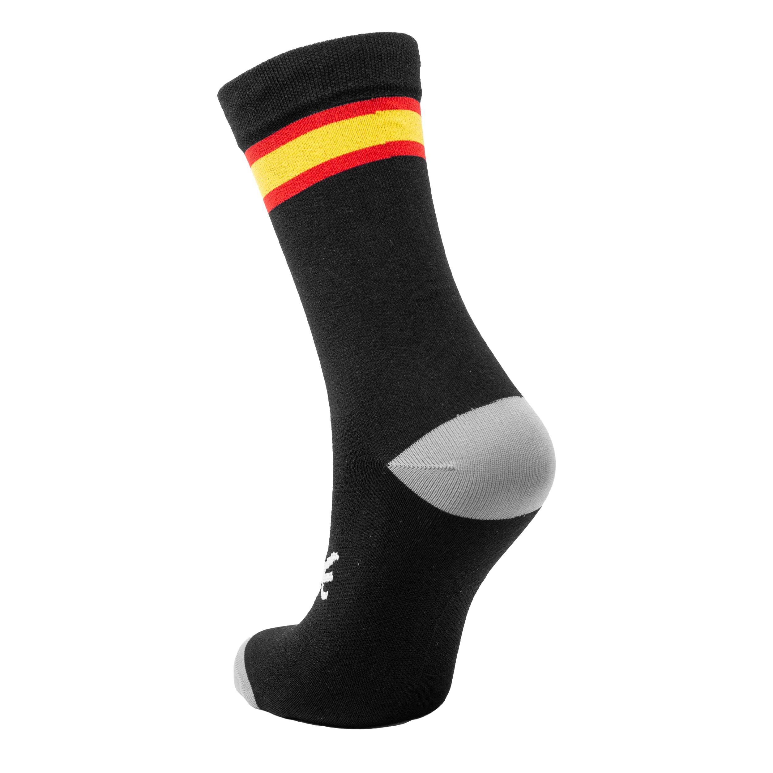 Clask Calcetines de ciclismo con bandera de España y caña alta