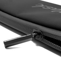 Clask Funda móvil para Ciclismo Resistente en 3 Colores e Ideal para Llevar en el Maillot como Cartera con Cremallera para Proteger Las pertenencias (Negro)